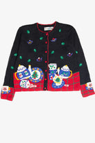 Vintage Black Ugly Christmas Cardigan 61994