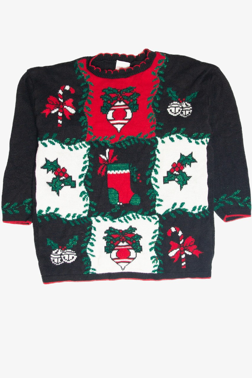 Vintage Black Ugly Christmas Pullover 61995