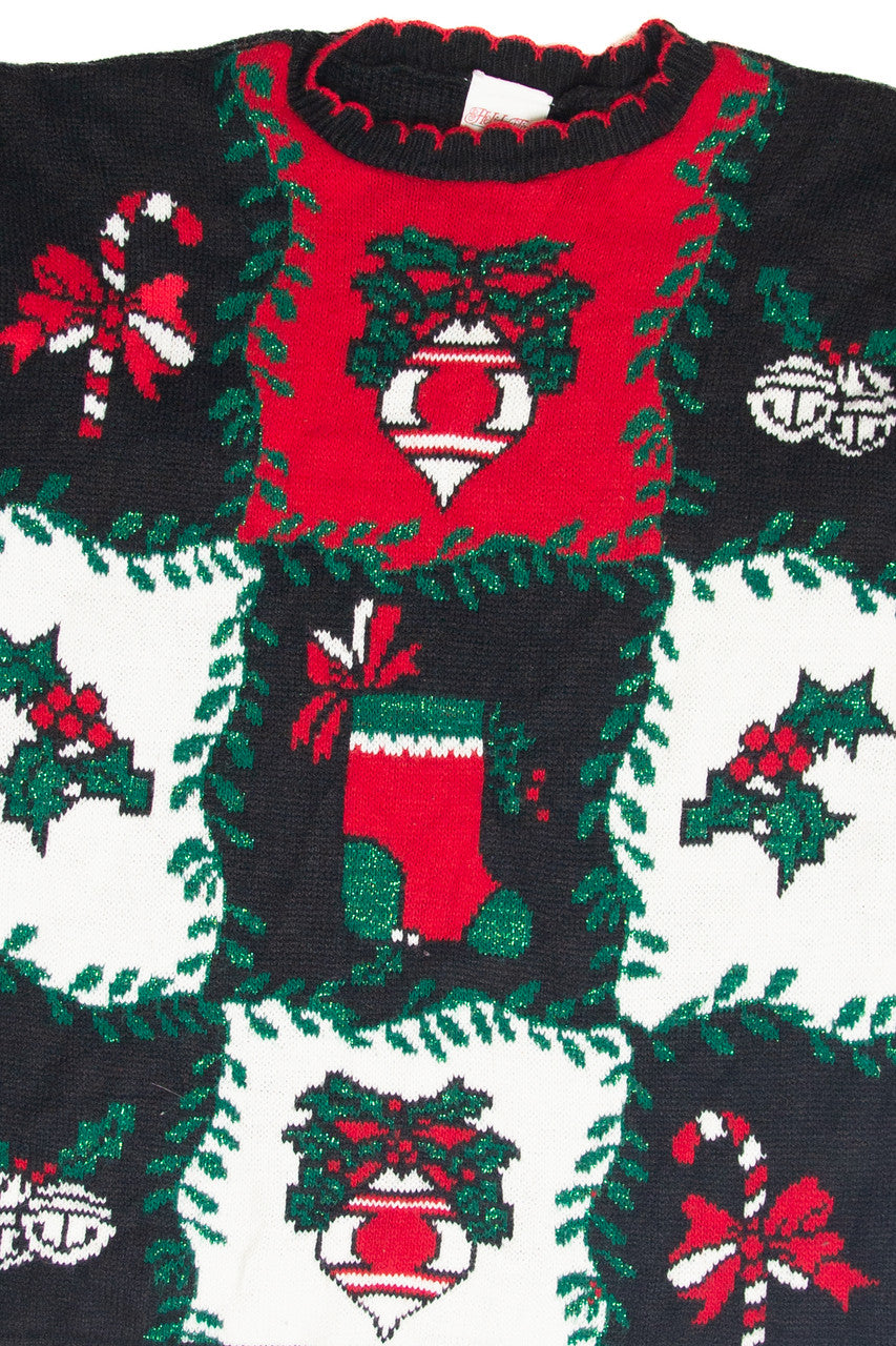 Vintage Black Ugly Christmas Pullover 61995