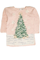 Vintage Pink Ugly Christmas Pullover 61999