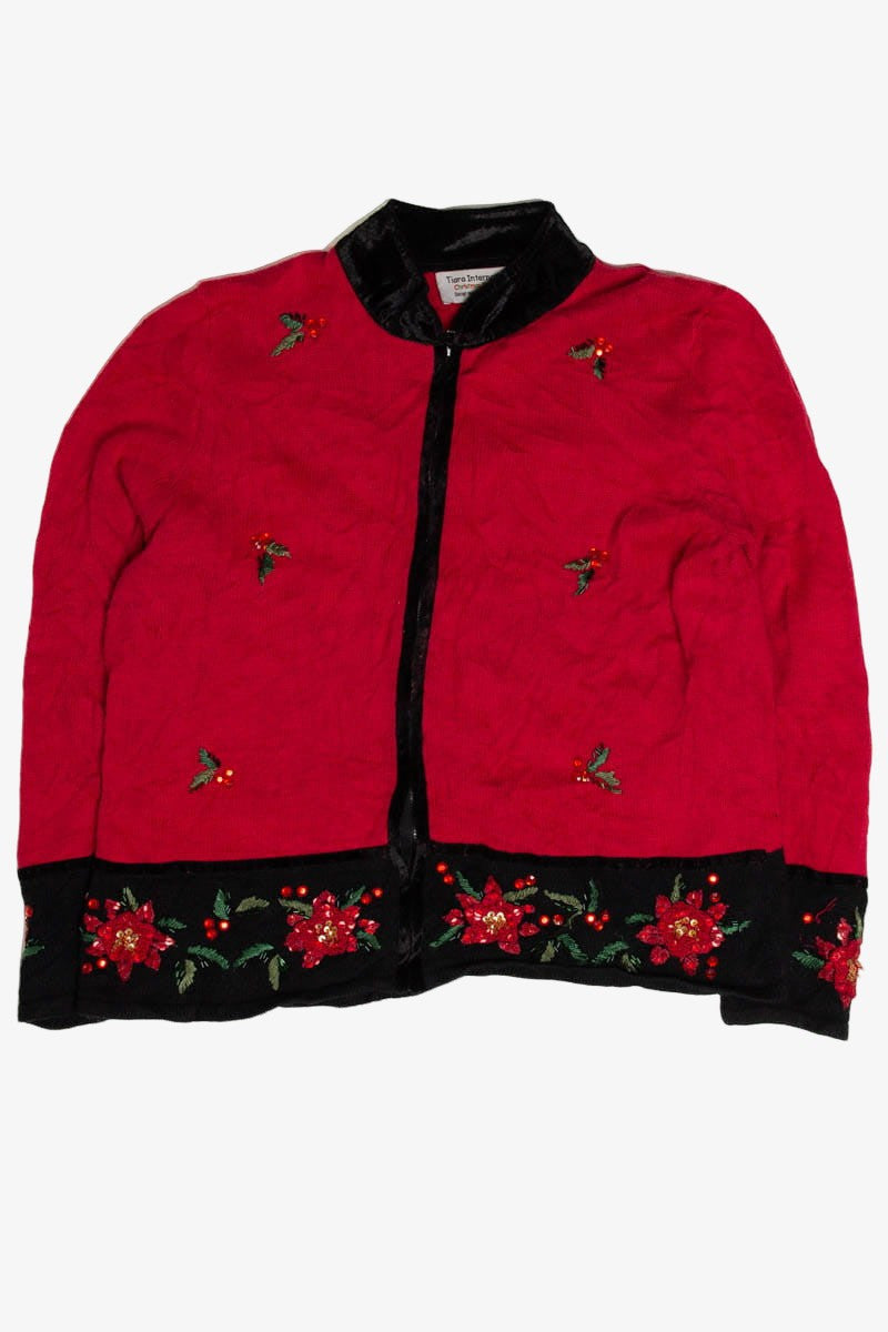 Red Holly Ugly Christmas Cardigan 62007