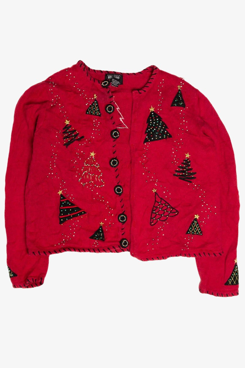 Red Trees Ugly Christmas Sweater 62024