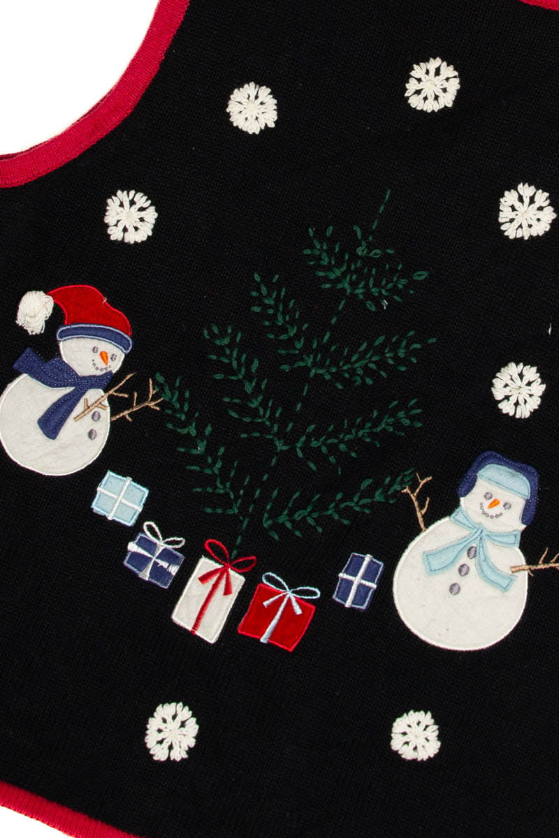 Santa & Snowmen Ugly Christmas Sweater Vest 62027