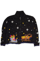 Santa Going Down The Chimney Ugly Christmas Sweater 62034