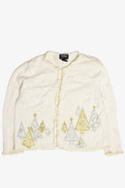 Silver & Gold Trees Ugly Christmas Sweater 62036