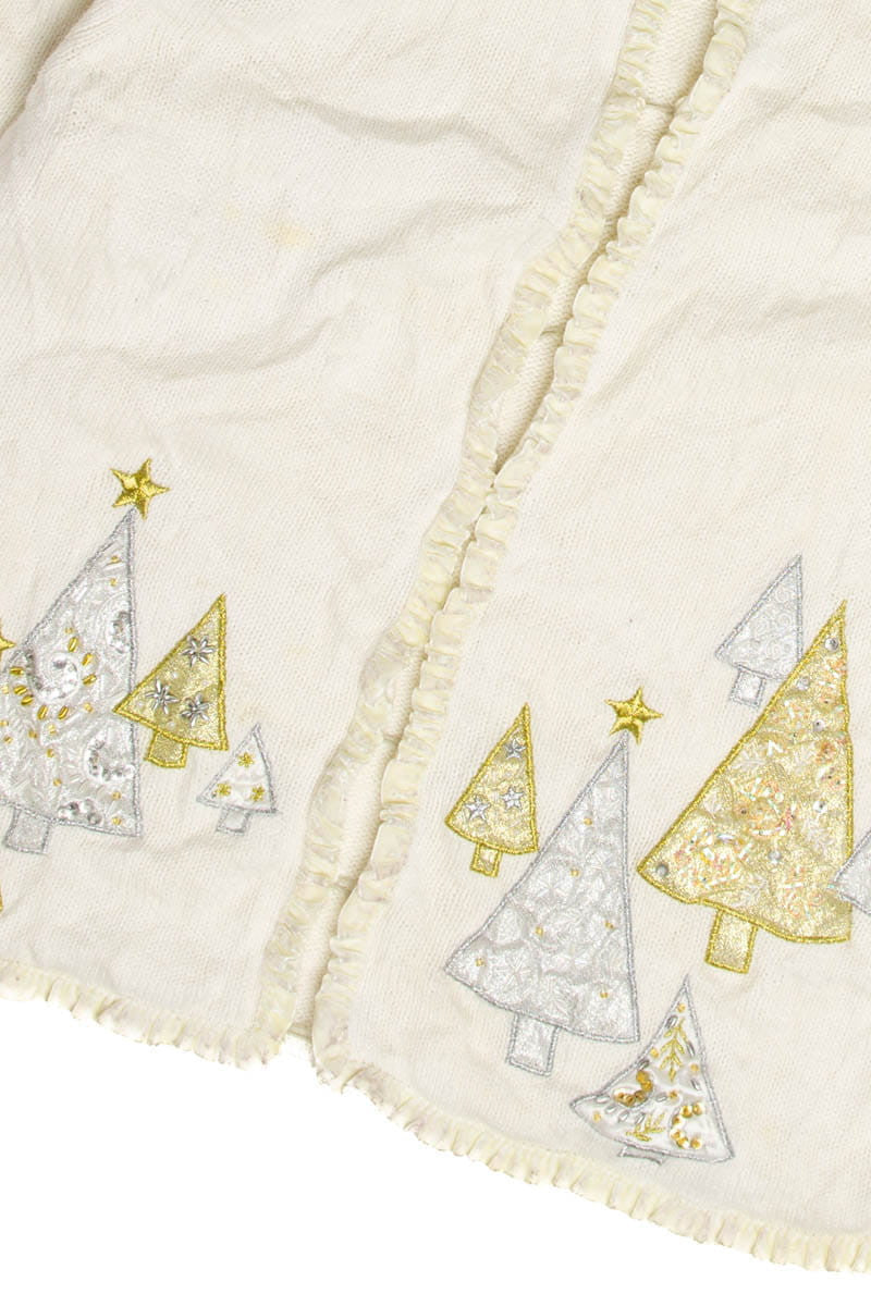 Silver & Gold Trees Ugly Christmas Sweater 62036