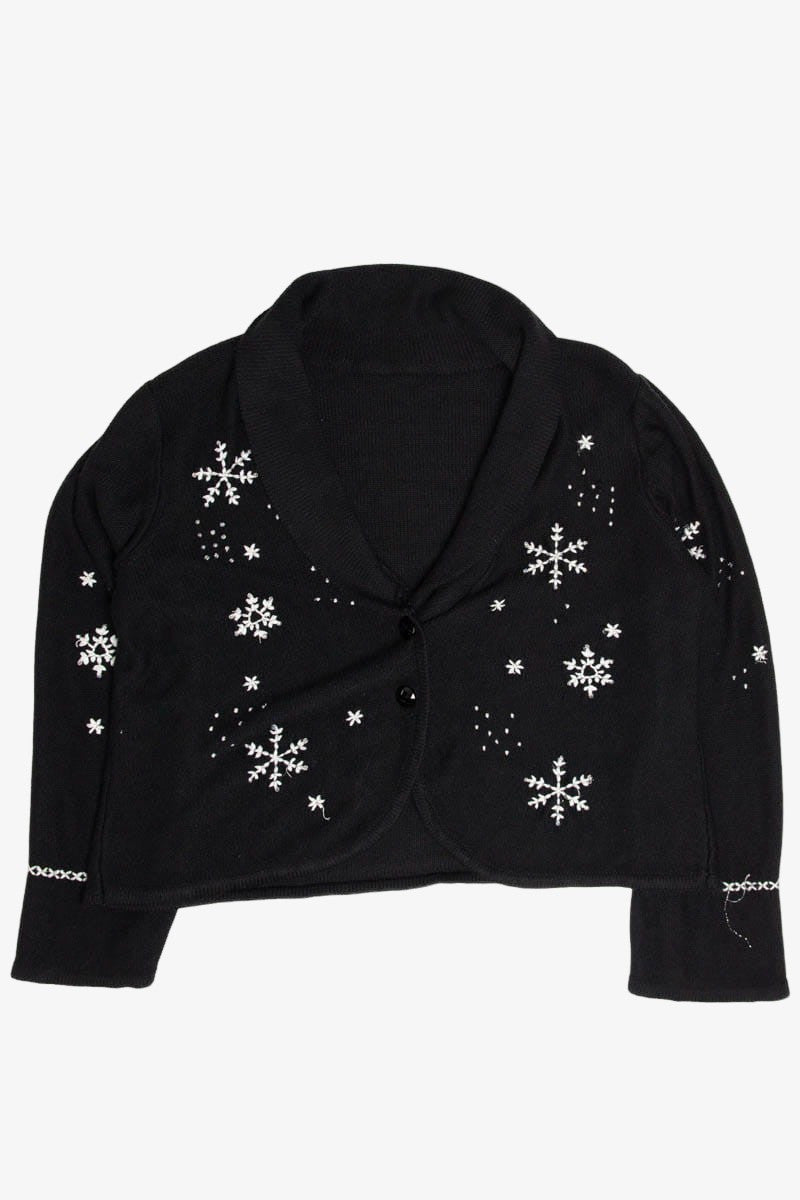 Snowflake Shawl Cardigan Ugly Christmas Sweater 62038