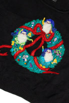 Santa Wreath Ugly Christmas Sweater 62041