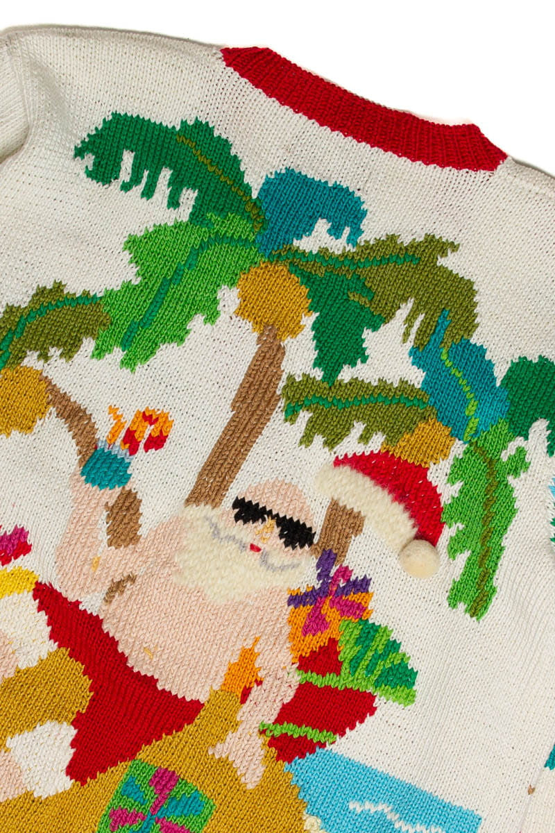 Santa's Vacation Ugly Christmas Sweater 62043