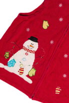 Mitten Snowman Ugly Christmas Sweater Vest 62048