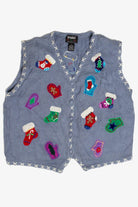 Stockings & Mittens Ugly Christmas Sweater Vest 62051