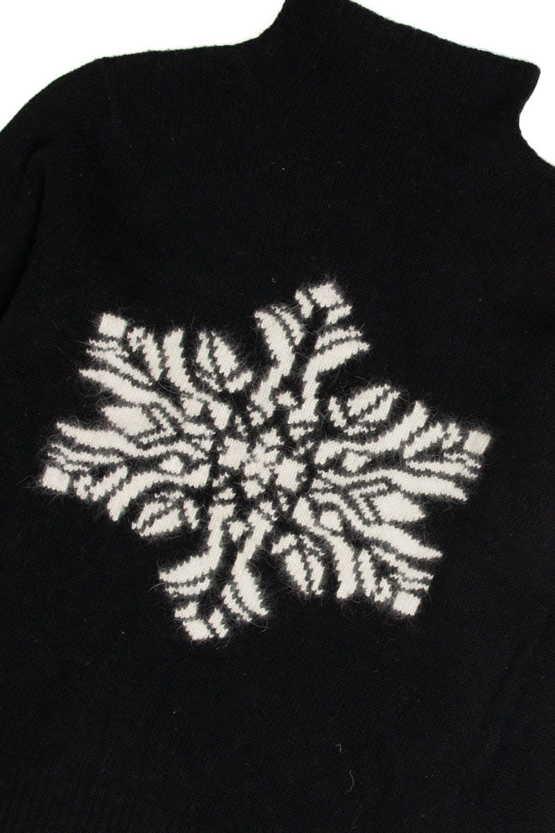 Snowflake Turtleneck Ugly Christmas Sweater 62059