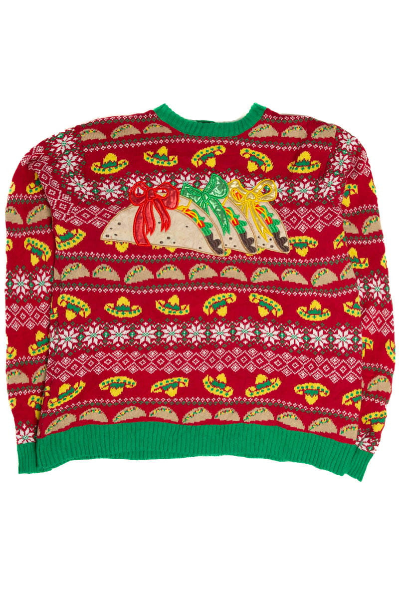 Taco Ugly Christmas Sweater 62064