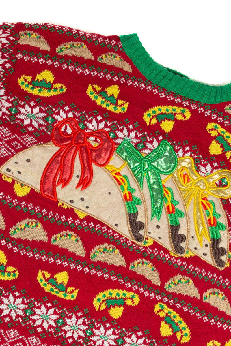 Taco Ugly Christmas Sweater 62064