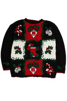 Patchwork Pattern Ugly Christmas Sweater 62072
