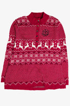 Monogrammed Reindeer Fair Isle Ugly Christmas Sweater 62085