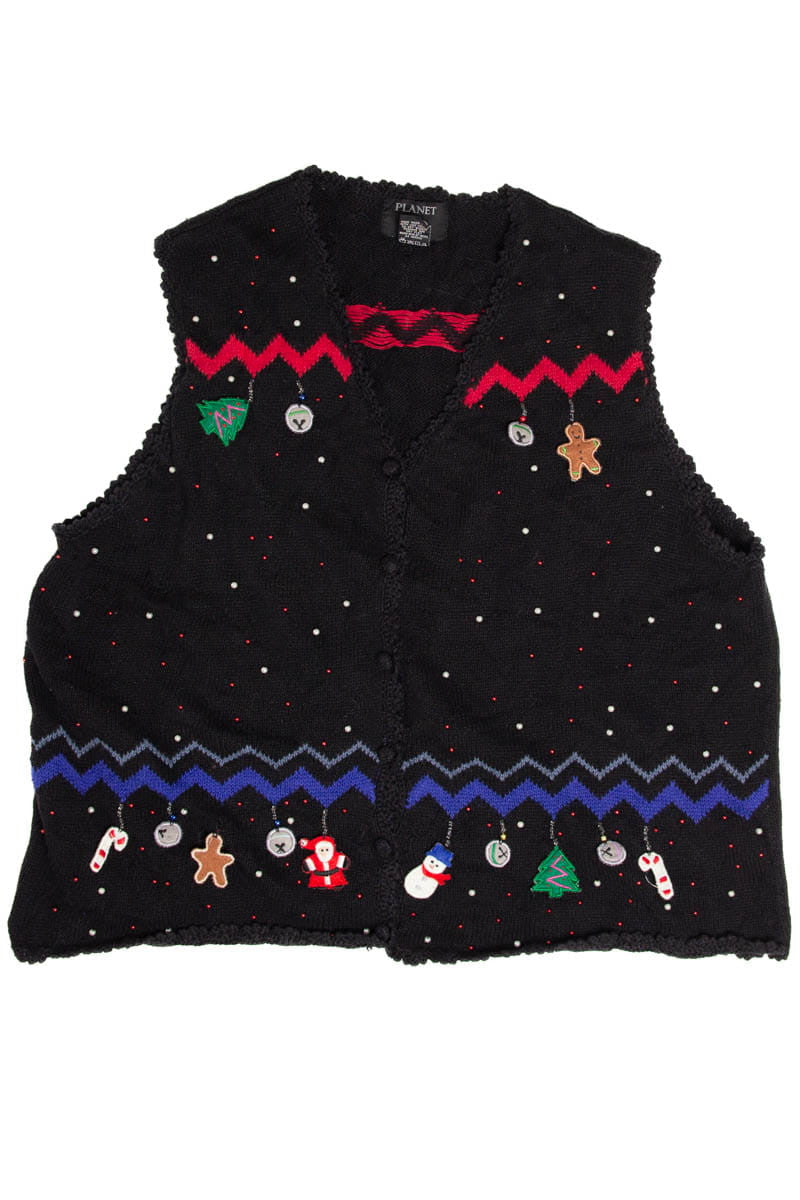Hanging Ornaments Ugly Christmas Sweater Vest 62089