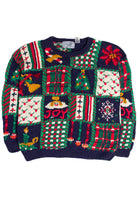 Patchwork Knit Ugly Christmas Sweater 62090