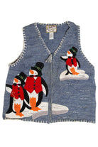Penguins Ugly Christmas Sweater Vest 62091