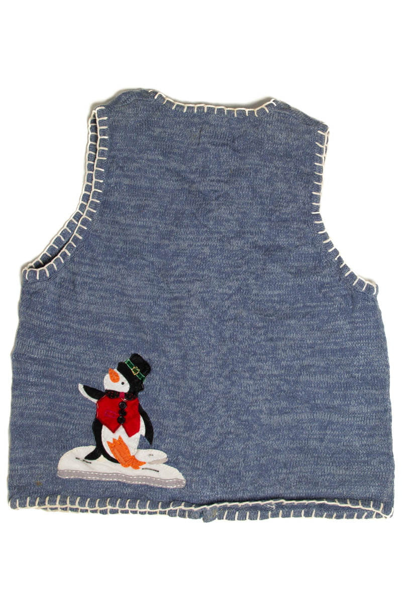 Penguins Ugly Christmas Sweater Vest 62091