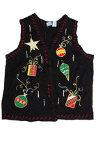 Black Ugly Christmas Vest 62095