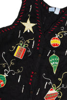 Black Ugly Christmas Vest 62095