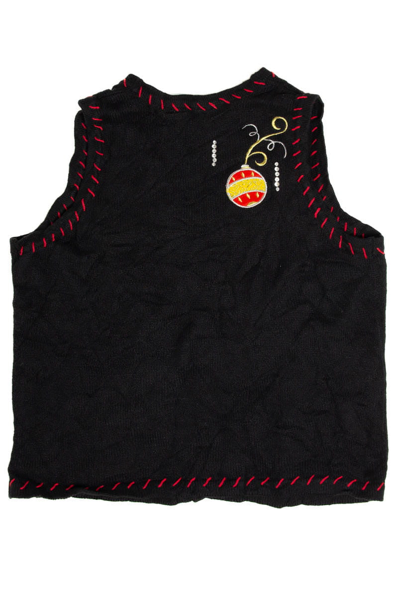 Black Ugly Christmas Vest 62095