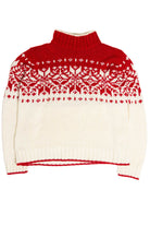 Sequined Snowflakes Turtleneck Ugly Christmas Sweater 62100