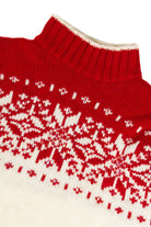 Sequined Snowflakes Turtleneck Ugly Christmas Sweater 62100