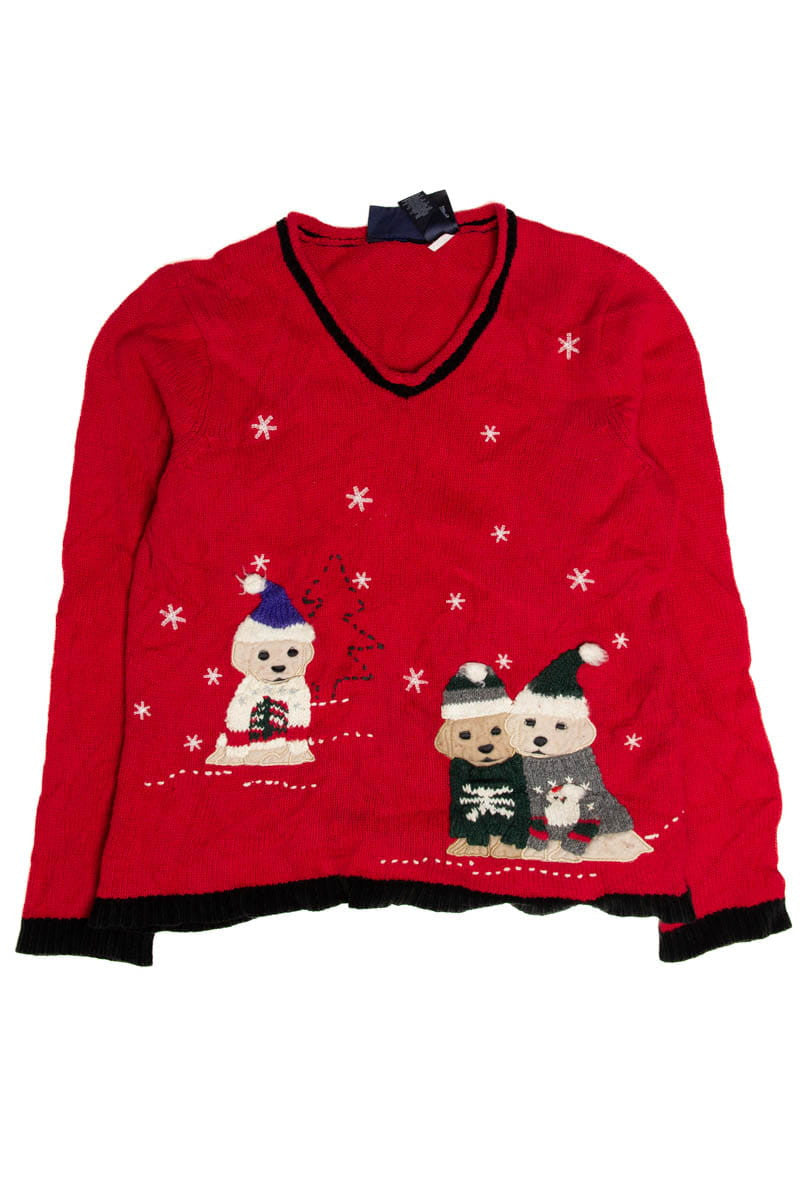 Dogs In Sweaters Ugly Christmas Sweater 62106