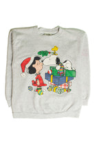 Vintage Snoopy & Lucy Ugly Christmas Sweatshirt (1990s)