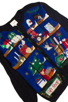 Black Ugly Christmas Cardigan 062124