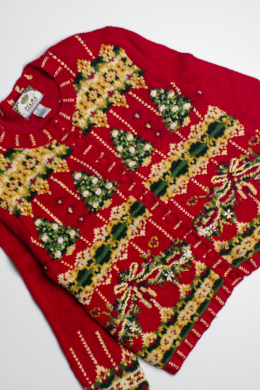 Tiara International Ugly Christmas Cardigan 62138