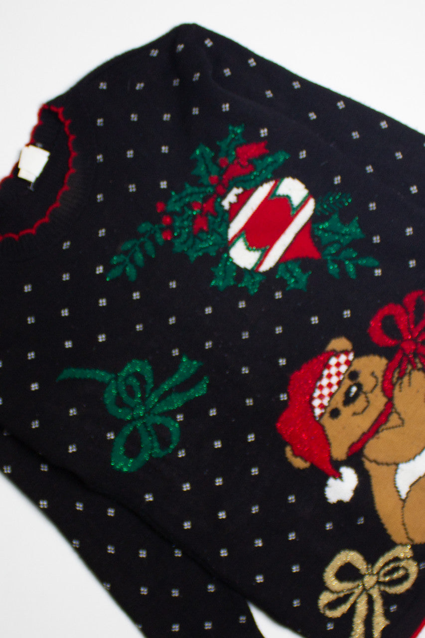Black Bear Ugly Christmas Pullover 62145