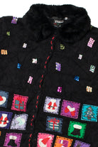 Sequins & Patches Ugly Christmas Cardigan 62162