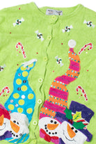 Silly Snowmen Ugly Christmas Cardigan 62163