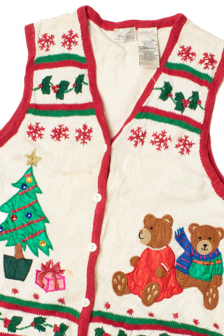 Cute Bears Ugly Christmas Vest 62167