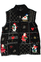 Embroidered Ugly Christmas Vest 62168
