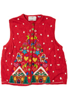 Snowy Gingerbread Men Ugly Christmas Vest 62170