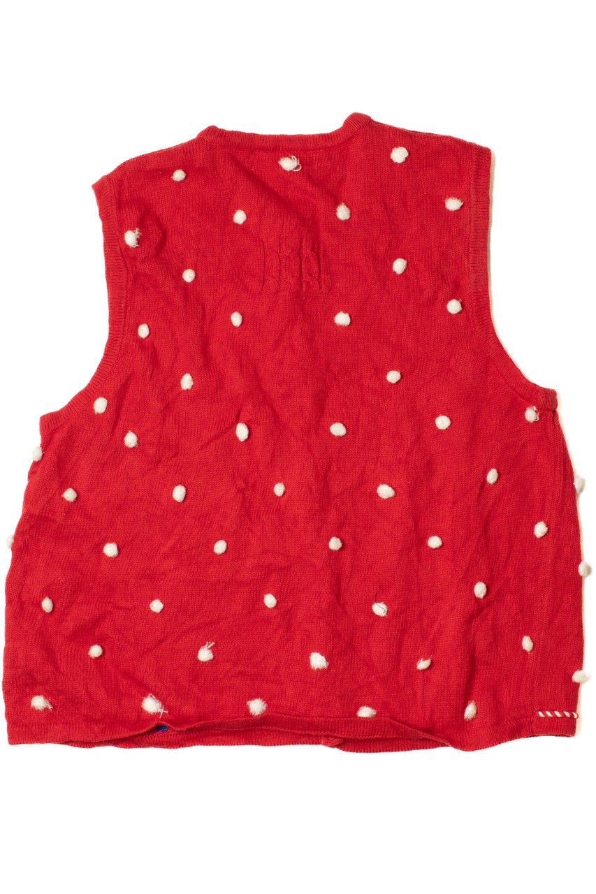 Snowy Gingerbread Men Ugly Christmas Vest 62170