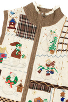 Cottage Core Snowmen Ugly Christmas Vest 62171