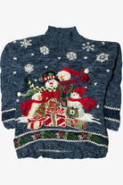 Happy Snowmen Ugly Christmas Sweater 62178