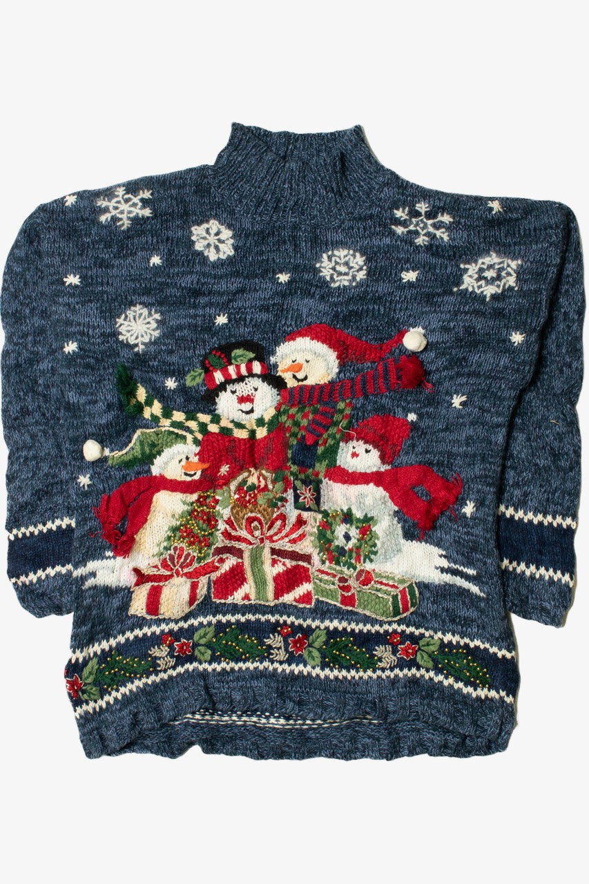 Happy Snowmen Ugly Christmas Sweater 62178