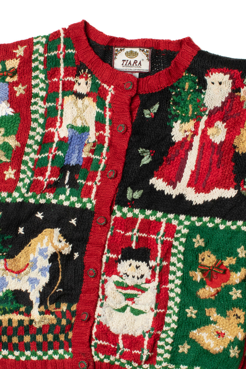 Santa & More Ugly Christmas Cardigan 62179