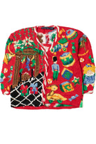 Vintage 1994 Three Little Bears Ugly Christmas Cardigan Sweater