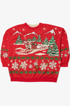 Snowy Landscape Ugly Christmas Sweatshirt 62199