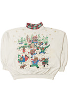 Ice Skating Bears Ugly Christmas Sweatshirt 62202