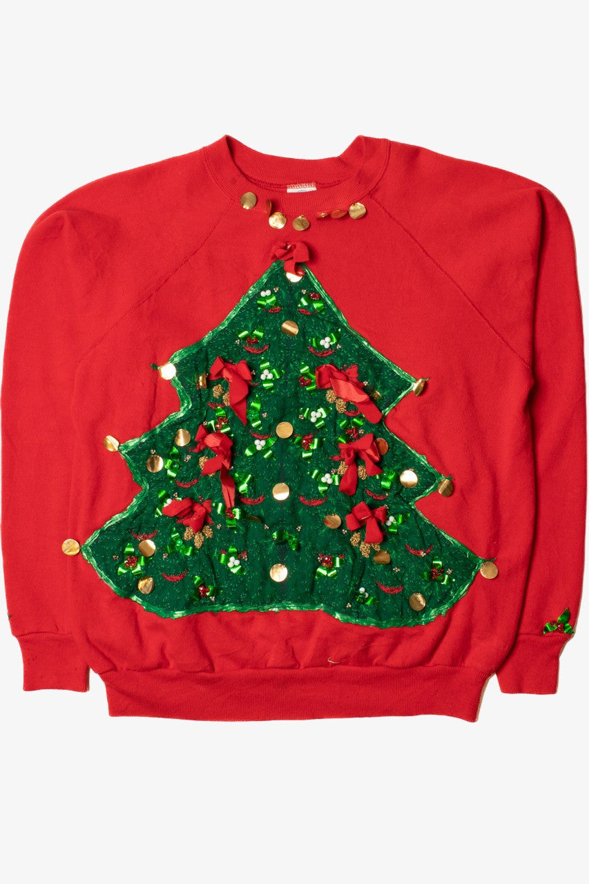 Large Christmas Tree Ugly Christmas Sweatshirt 62215