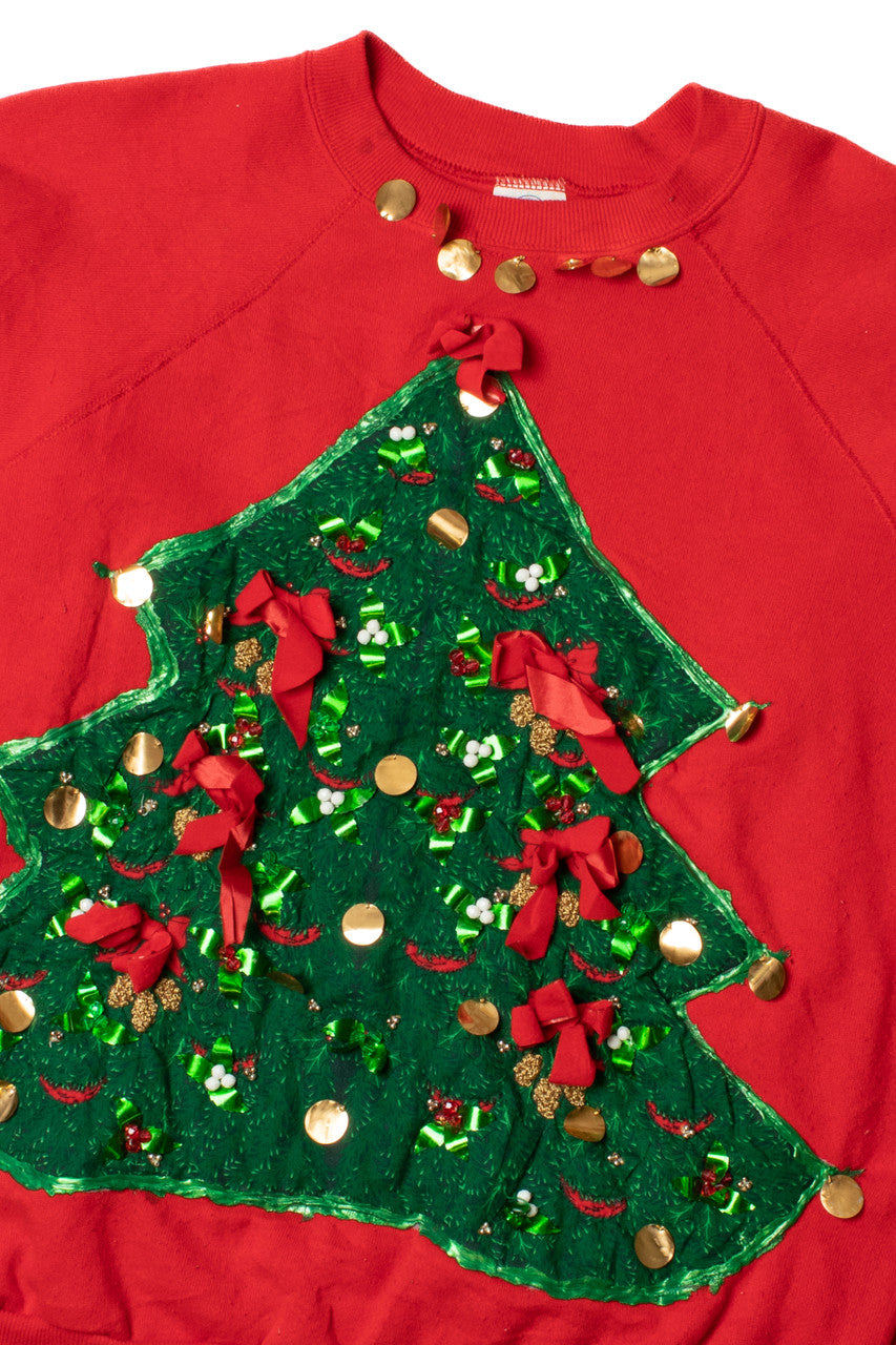 Large Christmas Tree Ugly Christmas Sweatshirt 62215