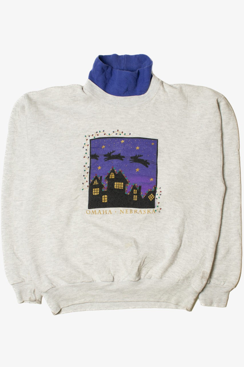 "Omaha Nebraska" Ugly Christmas Sweatshirt 62217